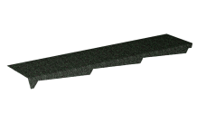 Примыкание резное левое Gerard 1,2м, цвет 271