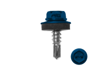 Саморез по металлу Daxmer 5,5х19 (250шт) сверло №3 RAL 5005