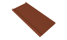 Кликфальц mini Grand Line 0,45 Drap TX с пленкой на замках RAL 8004 терракота