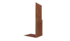 Планка приемная оконная Grand Line 0,45 Print Premium Rowan Wood Intense FTC (3м)