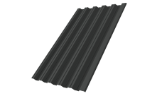 Профнастил НС35R Grand Line 0,5 Satin Matt TX RAL 7016 антрацитово-серый