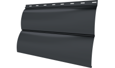 Блок-хаус новый Grand Line 0,5 Rooftop Бархат с пленкой RAL 7024 мокрый асфальт