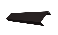 Ламель лицевая 50 забора жалюзи Texas Grand Line 0,5 Satin Matt TX RAL 9005 черный