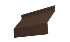 Ламель забора жалюзи Milan 0,45 PE-Double RAL 8017 шоколад