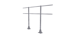 Ограждение кров. д/парапета на плоскую кровлю 7004 (2,0х1,2м)
