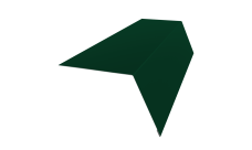 Планка карнизная широкая 100х85 Grand Line 0,45 Drap RAL 6005 зеленый мох (2м)