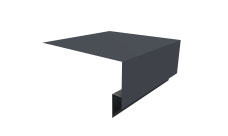 Планка околооконная сложная Блок-Хаус new 200х75х27 Grand Line 0,45 Drap ST RAL 7024 мокрый асфальт (2м)