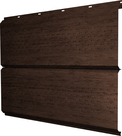 Софит металлический ЭкоБрус new Grand Line c перфорацией 0,45 Print Premium Antique Wood TwinColor