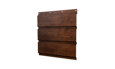 Софит металлический Grand Line центральная перфорация 0,45 Print Elite с пленкой Cherry Wood TwinColor