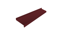 Отлив простой 100 Grand Line 0,5 Сатин матовый RAL 3005 красное вино (2м)