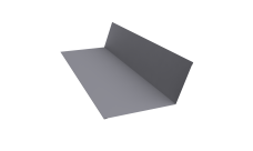 Планка примыкания 150х250 Grand Line 0,45 Drap TX RAL 7004 сигнальный серый (3м)