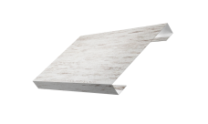 Ламель лицевая 150 забора жалюзи Texas 0,45 Print Elite Snow Wood TwinColor