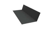 Планка примыкания 150х250 0,45 Drap TX RAL 7016 антрацитово-серый (3м)