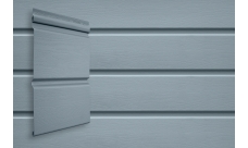 Сайдинг Double-брус Grand Line Color Plus голубой (3,0м)