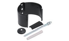 Кронштейн трубы на кирпич GL PU 90 мм RAL 7024 мокрый асфальт