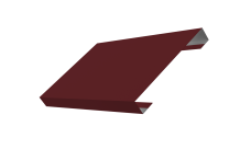 Ламель лицевая 150 забора жалюзи Техас Grand Line 0,5 Satin RAL 3005 красное вино