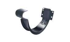 Крюк короткий Grand Line PU 125 мм RAL 7024 мокрый асфальт