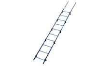 Лестница кровельная Grand Line RAL 5002 2,76м