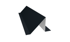 Планка снегозадержания малая Grand Line 0,45 Drap RAL 9005 черный (2м)