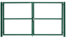 Ворота Colority Zinc Lock 1,5х3,5 RAL 6005