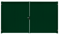 Ворота Estet 1,65х3,6 RAL 6005