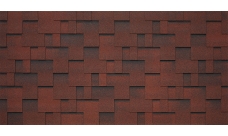 Черепица гибкая Tegola Lazio amarone 410 (красный Амароне)