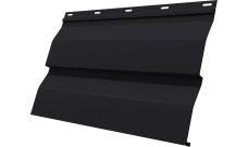 Корабельная доска Grand Line 0,45 Drap ТХ двухсторонний с пленкой RAL 9005 черный