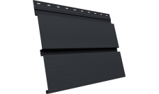 Квадро Брус 3D в01 Grand Line 0,45 Drap TwinColor с пленкой RAL 7024 мокрый асфальт