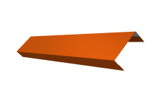 Ламель обратная 50 забора жалюзи Texas Grand Line 0,45 PE RAL 2004 оранжевый