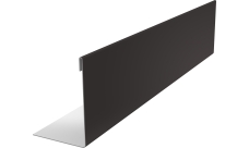 Нащельник 25х35 для забора жалюзи к ламели 125 Texas Grand Line 0,45 Drap TX RR 32 темно-коричневый (L1,5)