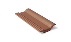 Половинчатая черепица Braas Франкфурсткая коричневый