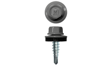 Саморез по металлу Daxmer 4,8х19 (400шт) сверло №2 RAL 9006