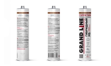 Герметик Grand Line Профессиональный гибридный  на основе МС-полимера гибридный MS 300мл RAL 8017 коричневый