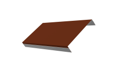 Ламель обратная 150 забора жалюзи Texas Grand Line 0,5 Satin RAL 3009 оксидно-красный