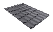 Металлочерепица Классик ("Classic") v01 0,5 Satin RAL 7004 сигнальный серый