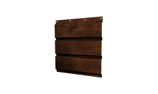 Софит металлический Grand Line полная перфорация 0,45 Print Premium с пленкой Cherry Wood Fresh TwinColor