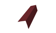 Угол внешний 30х30 0,45 PE lite с пленкой RAL 3005 красное вино (2м)