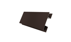 Планка H-образная Экобрус Grand Line 0,45 Drap ТХ RR 32 темно-коричневый (2м)