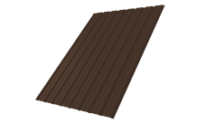 Профнастил С10B 0,45 Drap-double TX RAL 8017 шоколад