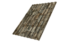 Профнастил С20A Grand Line 0,45 Print Elite Fine Stone TwinColor