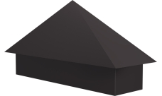 Колпак на полустолб для С21 0,45 PE с пленкой RR 32 темно-коричневый