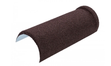 Конек полукруглый для композитной черепицы Luxard мокко (0,395м)