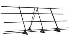 Ограждение кровельное со снегозадержателем Grand Line 1,2х3м RAL 9005