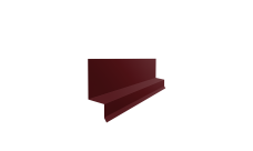 Отлив верхний фальц 0,45 Drap TR RAL 3005 красное вино (2м)