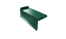 Планка торцевая сегментная Квадро профи Левая 0,45 Drap TX RAL 6005 зеленый мох