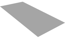 Плоский лист Grand Line 0,5 Satin с пленкой RAL 9006 бело-алюминиевый