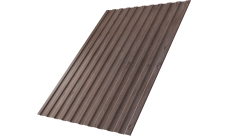 Профнастил С8A в01 Grand Line 0,45 Принт Элит Беленый дуб TwinColor