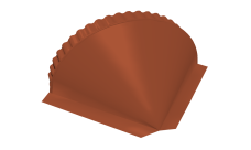 Заглушка конусная Grand Line 0,45 Drap ST RAL 8004 терракота