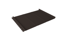 Кликфальц Line Grand Line 0,45 Drap ТХ с пленкой на замках RR 32 темно-коричневый