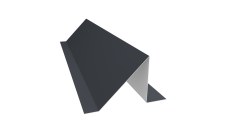 Планка снегозадержания 0,45 Drap ST lite RAL 7024 мокрый асфальт (2м)